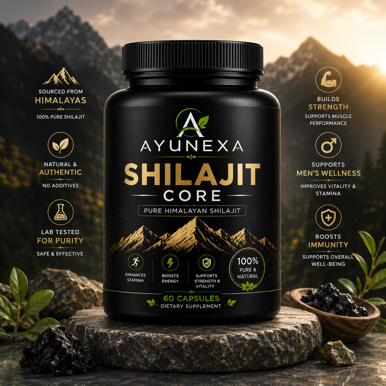 Ayunexa Shilajit Core Capsule