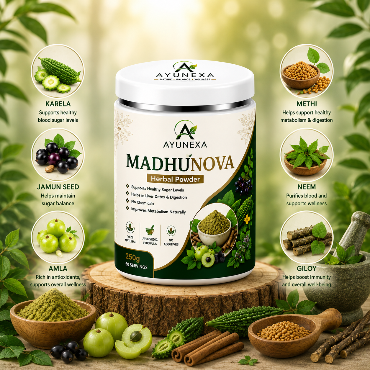 Ayunexa Madhunova Herbal Powder